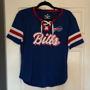 Fanatics Blue Bills Hockey Style Shirt